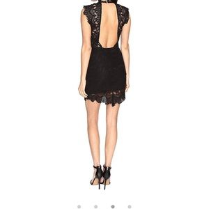 NWT Free people black lace mini dress